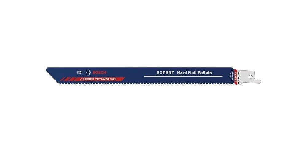 BOSCH Säbelsägeblatt Säbelsägeblatt Hard Nail Pallets Länge 225 mm Breite 19 mm 8 mm S-Schaft von BOSCH