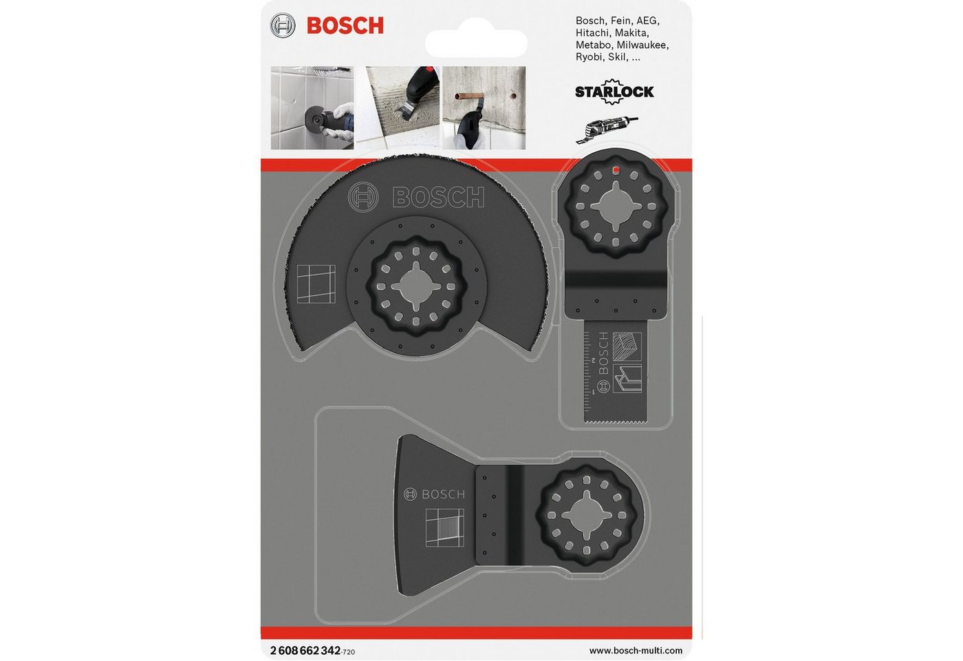 Bosch Professional Sägeblatt Bosch Professional Starlock Fliesen-Basis-Set von Bosch Professional