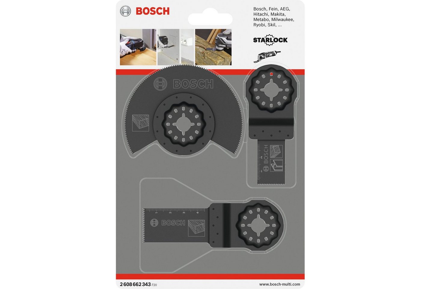 Bosch Professional Sägeblatt Bosch Professional Starlock Holz-Basis-Set von Bosch Professional