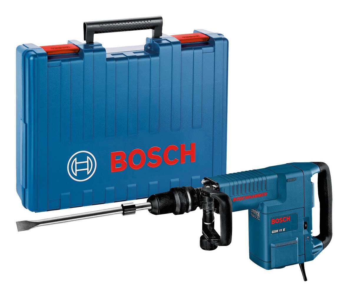 BOSCH Schlagbohrmaschine GSH 11 E, Schlaghammer mit SDS max - im Handwerkerkoffer von BOSCH