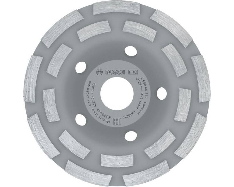 BOSCH Schleifscheibe PRO Beton Topfscheibe,50x 125,22,23m von BOSCH