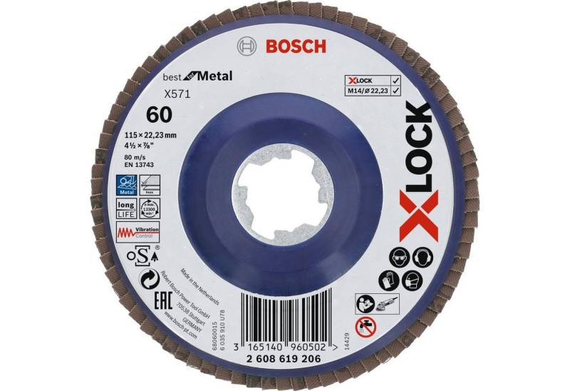 Bosch Professional Schleifscheibe Bosch Professional X-LOCK Fächerscheibe X571 Best Bosch Professional Schleifscheibe Bosch Professional X-LOCK Fächerscheibe X571 Best von Bosch Professional