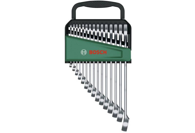 BOSCH Schraube BOSCH Ringmaulschlüssel-Set, 1600A02Z9E, 15-teilig von BOSCH