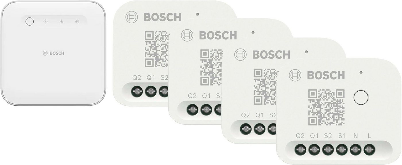 BOSCH Smart Home Set mit Controller II und 4 Licht-/Rollladensteuerungen Smart-Home-Station von BOSCH