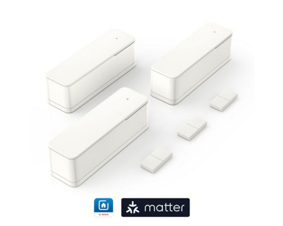 BOSCH Smart Home Tür-Fenster- kontakt II [+M], 3 Stück Alarmanlage von BOSCH