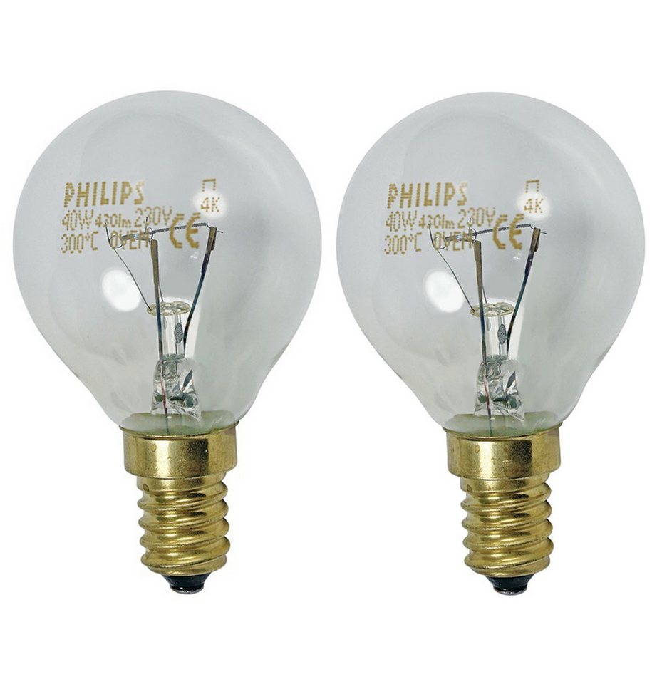 BOSCH Spezialleuchtmittel Lampe E14 40W 00057874 45mmØ 76mm 220/230V, 2 St., Kugelform für Backofen Mikrowelle BOSCH Spezialleuchtmittel Lampe E14 40W 00057874 45mmØ 76mm 220/230V, 2 St., Kugelform für Backofen Mikrowelle von BOSCH