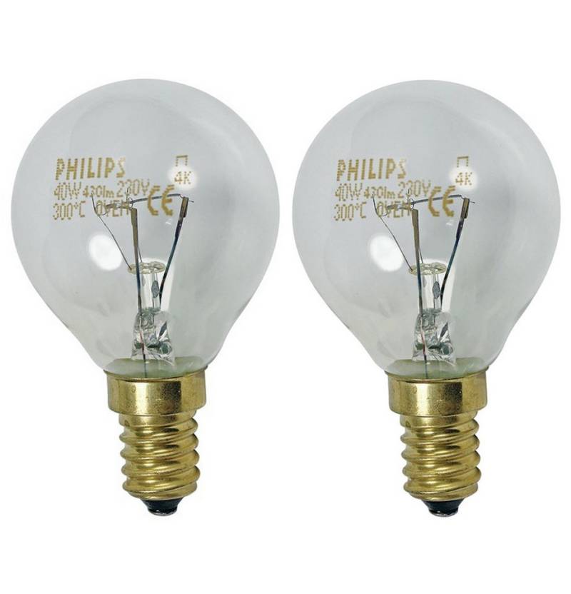 BOSCH Spezialleuchtmittel Lampe E14 40W 00057874 45mmØ 76mm 220/230V, 2 St., Kugelform für Backofen Mikrowelle BOSCH Spezialleuchtmittel Lampe E14 40W 00057874 45mmØ 76mm 220/230V, 2 St., Kugelform für Backofen Mikrowelle von BOSCH
