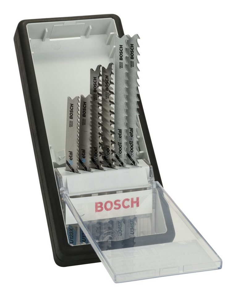 BOSCH Stichsägeblatt, Robust Line Progressor Set mit U-Schaft - 6-teilig von BOSCH