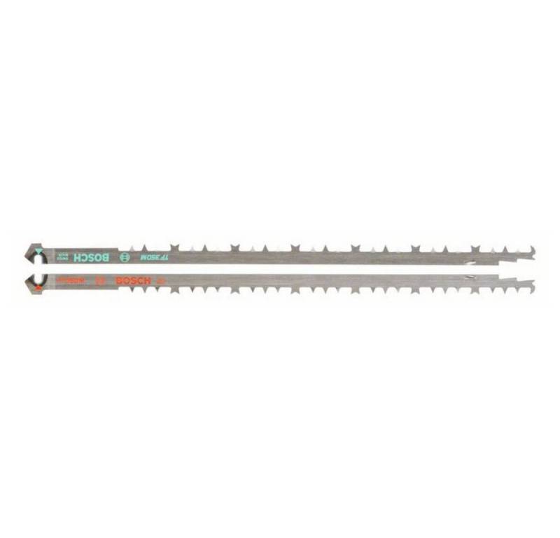BOSCH Stichsägeblatt Sägeblattsatz TF 350 M, HCS, für Holz von BOSCH