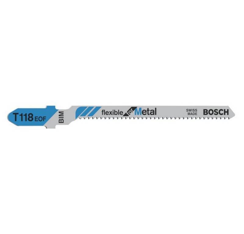BOSCH Stichsägeblatt Stichsägeblatt T 118 EOF Flexible for Metal, 5er-Pack 2608634237 BOSCH Stichsägeblatt Stichsägeblatt T 118 EOF Flexible for Metal, 5er-Pack 2608634237 von BOSCH