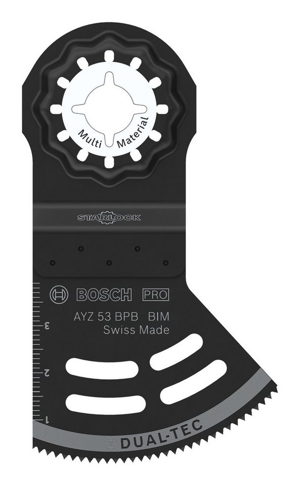 BOSCH Tauchsägeblatt Pro AYZ 53 BPB (10 Stück), Für Multifunktionswerkzeuge, 53 x 40 mm - 10er-Pack von BOSCH