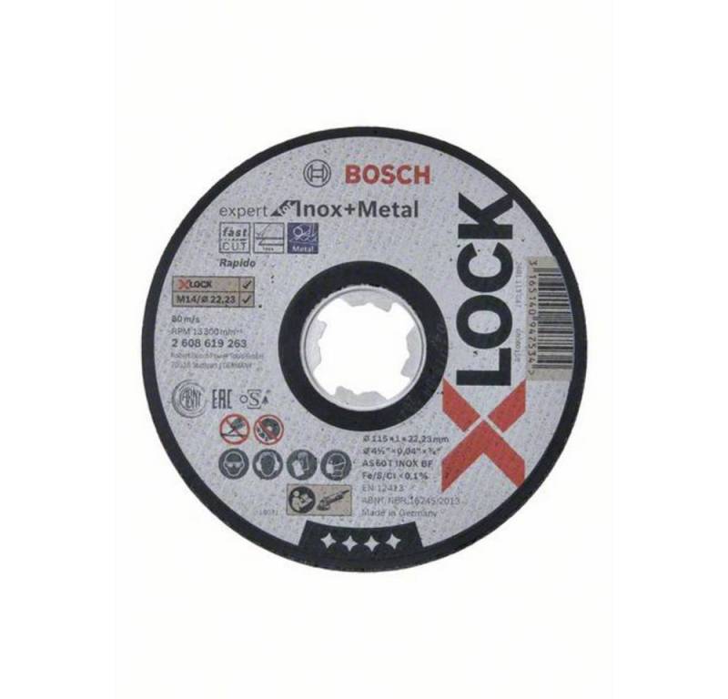 BOSCH Trennscheibe Trennscheibe X-LOCK gerade Expert for Inox+Metal AS 60 T 2608619263 BOSCH Trennscheibe Trennscheibe X-LOCK gerade Expert for Inox+Metal AS 60 T 2608619263 von BOSCH