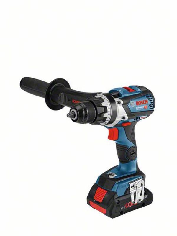 Bosch Akku-Bohrschrauber GSR 18V-110 C, 2 x Akku ProCORE18V, Schnellladegerät, L-BOXX 06019G010A von BOSCH