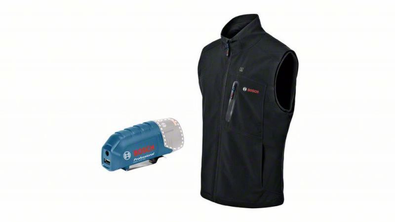 Bosch Beheizbare Kleidung GHV 12+18V XA: Akkuadapter GAA 12V-21 Professional, Gr. M 06188000EB von BOSCH