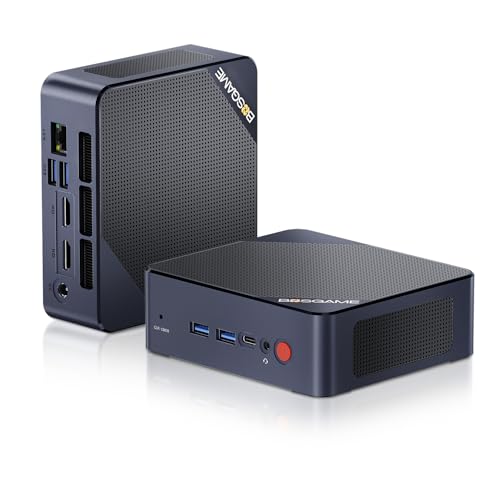 BOSGAME B95 Mini PC N95 Intel 12th Gen (bis zu 3,4 GHz) Mini-Desktop-Computer W11 Pro 16GB RAM 512GB M.2 SSD, Micro-PC unterstützt 4K UHD Dual HDMI & Type-C, Dual WiFi 5, BT 4.2 von BOSGAME