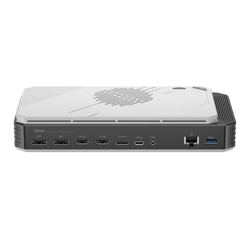 BOSGAME eGPU Dock GVP 7600, Oculink Support, AMD Radeon RX 7600M XT, 8GB GDDR6, USB-C 4.0, M.2 NVMe PCIE 3.0 2280 Slot, Quad Display, 4K Gaming, Portable eGPU von BOSGAME