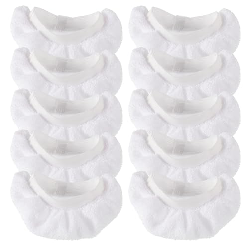 BOSHCHEN Dampfreiniger-Pads für Handdampfreiniger – kompatibel mit Wagner Spraytech Bissell Steam Shot Comforday PurSteam usw. – Universelles wiederverwendbares, waschbares Dampftuchzubehör – 10 Stück BOSHCHEN Dampfreiniger-Pads für Handdampfreiniger – kompatibel mit Wagner Spraytech Bissell Steam Shot Comforday PurSteam usw. – Universelles wiederverwendbares, waschbares Dampftuchzubehör – 10 Stück von BOSHCHEN