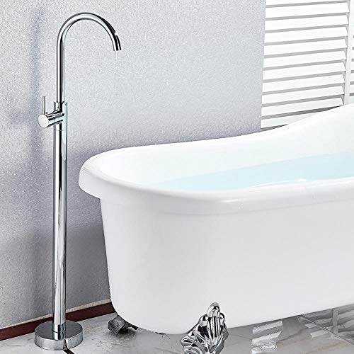 Badewannen-Duscharmatur, bodenstehend, Badewannenauslauf, Dusche, Einhebelmischer, Badezimmer-Duscharmatur von BOSHYUM