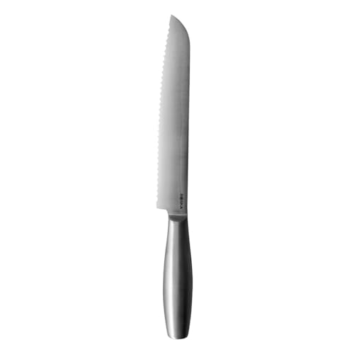 BOSKA Brotmesser Copenhagen - Ultra scharfe Wellenschliff - Brotmesser - Küchenmesser - Spülmaschinenfest - Edelstahl - Silber - Massive Ausführung von BOSKA
