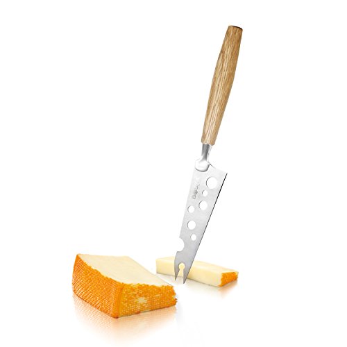 Boska 320206 Käsemesser "Cheesy" aus Eichenholz/Edelstahl, silber/braun von BOSKA