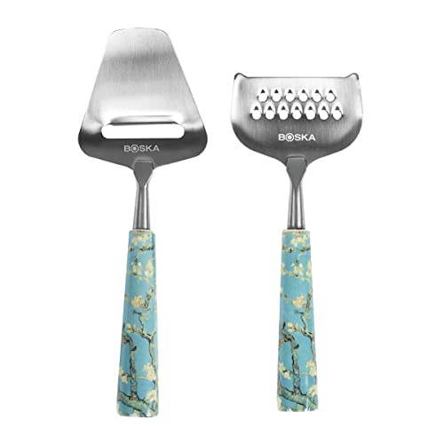 Boska Käse-Set Mini Van Gogh - Mandelblüte - 140x55x15mm von BOSKA