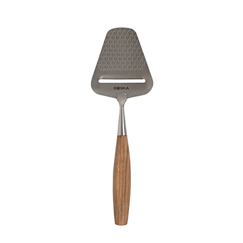 BOSKA Käsehobel Oslo+ / Non-Stick/Europäisches Eichenholz/Edelstahl/Ergonomisch/Multifunktional von BOSKA