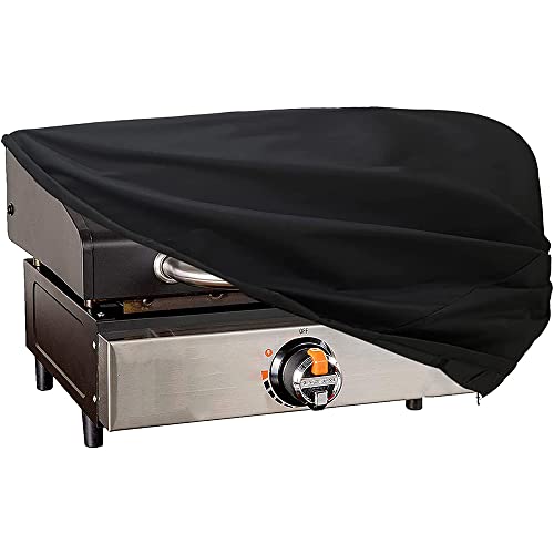 BOSKING Grillabdeckung, wasserdicht, Ersatz für Blackstone 43,2 cm und 55,9 cm Tischplatten-Grillplatten (schwarze Grillabdeckung) von BOSKING