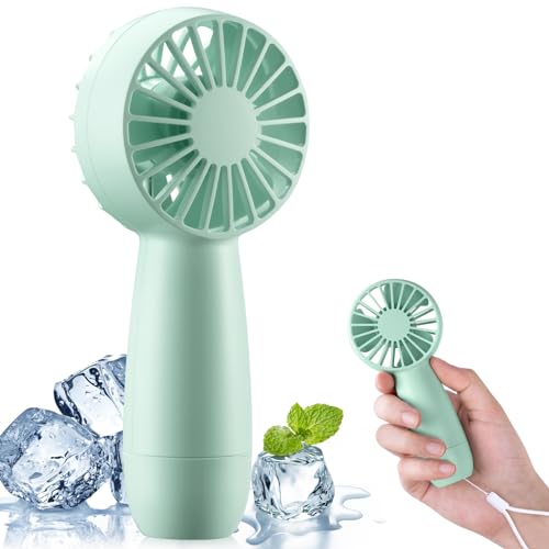 BOSONER Handventilator Mini Ventilator Klein USB: 2600mAh Tragbarer Hand Ventilatoren Akku Aufladbar - Portable Hand Fan Reise Gadgets mit Batteriebetrieben - Urlaub Must Haves for Unterwegs von BOSONER