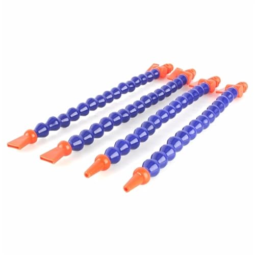 1 Stück 1/4 '' 3/8 '' 1/2 "BSPT männlich rund flaches flexibles Kunststoff Wasser Öl Kühlflüssigkeitsschlauch für Drehmaschine mit Einstellschalter (Farbe: 03 x 60 cm flach) von BOSPFJG