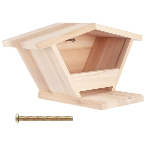 Outdoor Haus, Holz Nistkasten für Trauer S Regendicht Schrägdach Design Hängende Taubenwohnraum Einfache Gartendekoration Installieren von BOSREROY