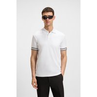 BOSS GREEN Poloshirt "Polo Zone", mit Piqué-Streifen und einem Logo am Ärmel von BOSS Green