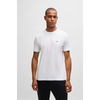 BOSS GREEN Rundhalsshirt "Tee", mit gummiertem Kontrast-Logo von BOSS Green