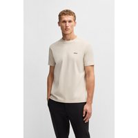 BOSS GREEN Rundhalsshirt "Tee", mit gummiertem Kontrast-Logo von BOSS Green