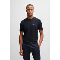 BOSS GREEN Rundhalsshirt "Tee", mit gummiertem Kontrast-Logo von BOSS Green