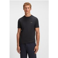 BOSS GREEN Rundhalsshirt "Tee", mit gummiertem Kontrast-Logo BOSS GREEN Rundhalsshirt "Tee", mit gummiertem Kontrast-Logo von BOSS Green