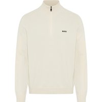 BOSS GREEN Strickpullover Stehkragen mit Reißverschluss, Regular Fit BOSS GREEN Strickpullover Stehkragen mit Reißverschluss, Regular Fit von BOSS Green