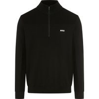 BOSS GREEN Strickpullover Stehkragen mit Reißverschluss, Regular Fit von BOSS Green