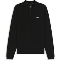 BOSS GREEN Strickpullover "KN Ever-X PL", mit Reißverschluss, regular fit, toniges Logo von BOSS Green