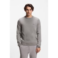 BOSS GREEN Strickpullover Rundhalsausschnitt, Regular Fit, Logo-Print von BOSS Green