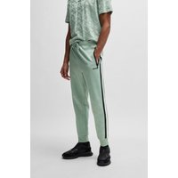 BOSS GREEN Sweathose "Hover Striped C", mit kontrastfarbigem Streifen von BOSS Green