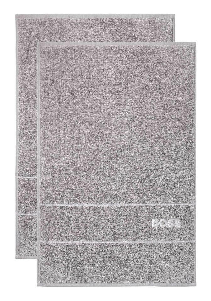 BOSS Home Gästehandtücher Plain Gästetuch 2er Set, 100% Baumwolle (2-St), mit modernem Design von BOSS Home