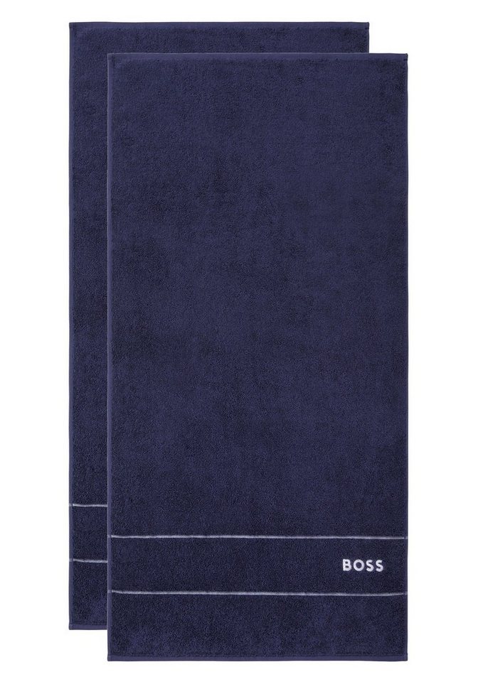 BOSS Home Handtücher Plain Handtuch 2er Set, (2-St), mit modernem Design von BOSS Home