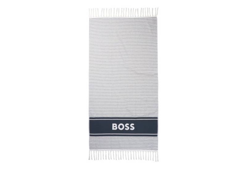 BOSS Badetuch Riviera Towel, Frottee, mit großem Boss Logo von BOSS