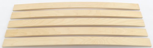 JUSNOVA Ersatz Federholzleisten für Lattenroste, Sofas und Fouton (Stärke 10mm x Breite 50mm x Länge 1400mm) von JUSNOVA