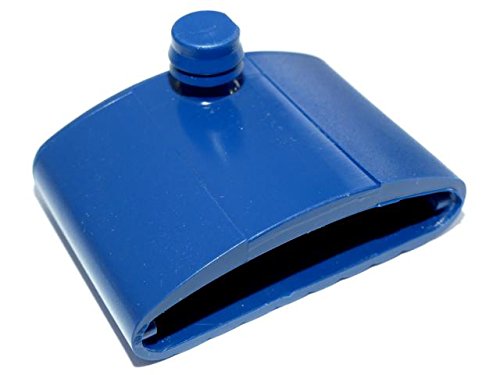 BOSSASHOP.de Kautschukkappen Wippe z.B. für Metallrahmen | Farbe: blau | 10er Paket (10x50mm) | 1041 von BOSSASHOP.de
