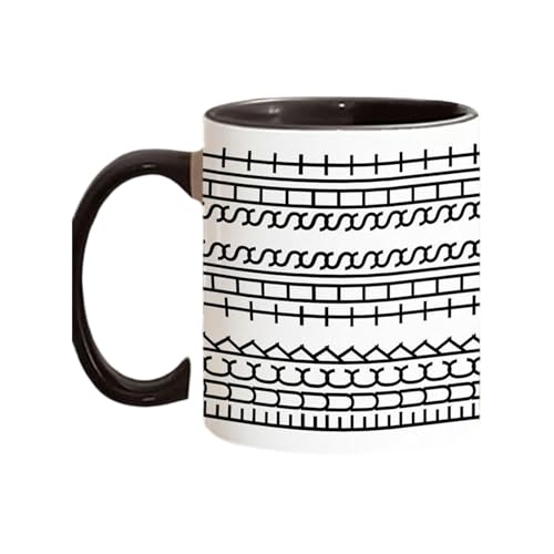 BOSSETY Fuck This Shit Mug, Lustige Tasse Kaffeetasse mit Versteckter Botschaft, 12oz Lustiges Geschenk für Kollegen, Arbeit, Freunde, Geschenke, einzigartige Tasse 350ml (11oz Schwarz) von BOSSETY