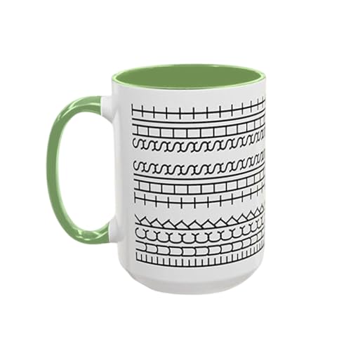 BOSSETY Fuck This Shit Mug, Lustige Tasse Kaffeetasse mit Versteckter Botschaft, 12oz Lustiges Geschenk für Kollegen, Arbeit, Freunde, Geschenke, einzigartige Tasse 350ml (12oz Grün) von BOSSETY