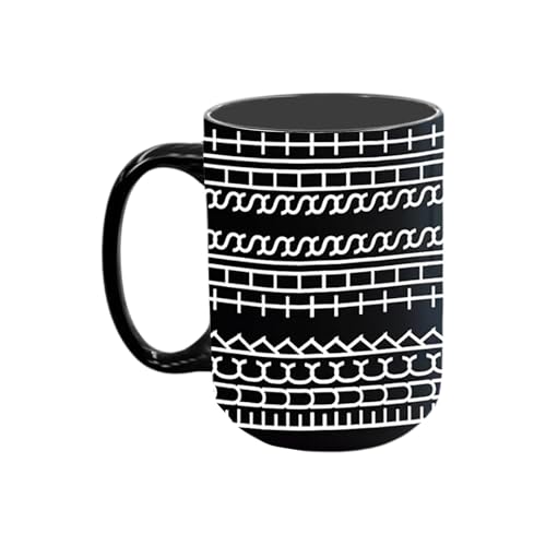 Fuck This Shit Kaffeetasse, Sarcastic Mugs, Funny Coffee Mug, 10oz Tasse mit versteckter Botschaft, versteckte Teetasse, Neuheit Kreativität Humor Trinktasse (A-Schwarz1) von BOSSETY