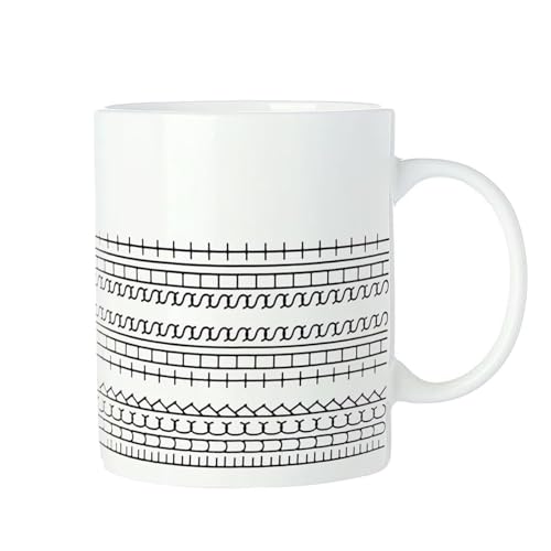 Fuck This Shit Kaffeetasse, Sarcastic Mugs, Funny Coffee Mug, 10oz Tasse mit versteckter Botschaft, versteckte Teetasse, Neuheit Kreativität Humor Trinktasse (Weiß) von BOSSETY