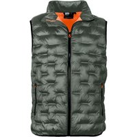 Ärmellose Daunenjacke Igloo - Khaki/Orange - T.S - BOSSEUR - 12275-007 von BOSSEUR